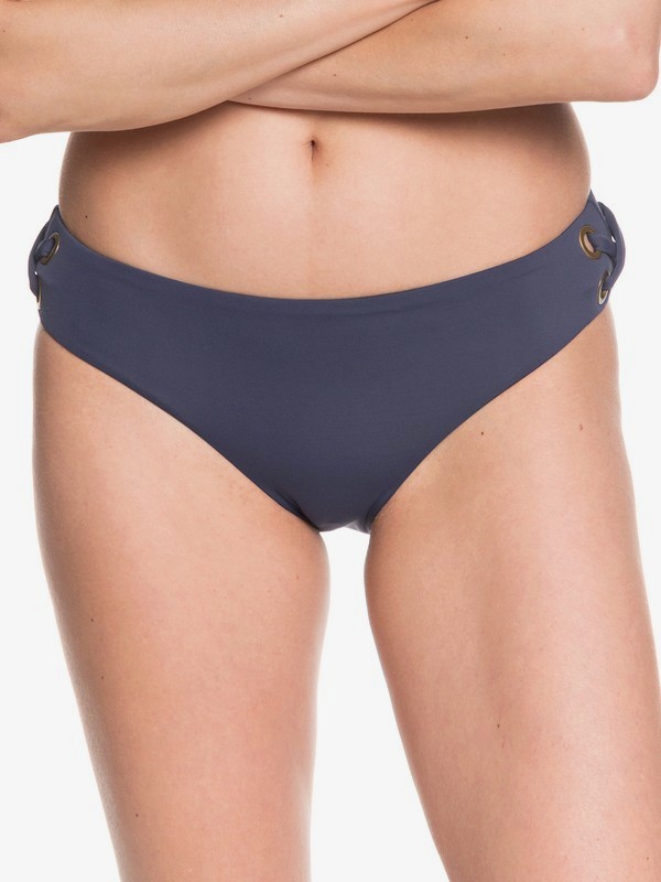roxy, Beach Classics Full Bikini Bottoms, MOOD INDIGO (bsp0) 0 Beach Classics Full Bikini Bottoms Blue ARJX403378 Roxy