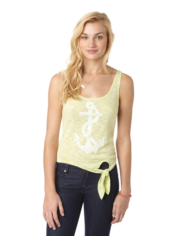 roxy, All Aboard Tank Top, DAIQUIRI GREEN (geb0) 0 All Aboard Tank Top ARJZT00482 Roxy