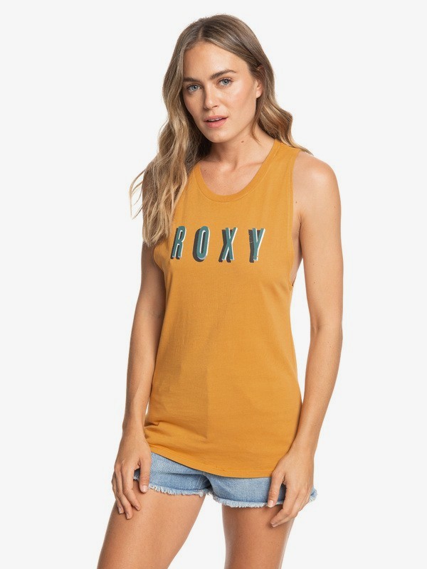 roxy, ROXY Canyon Sleeveless Tee, INCA GOLD (nmy0) 0 ROXY Canyon Sleeveless Tee Orange ARJZT05188 Roxy