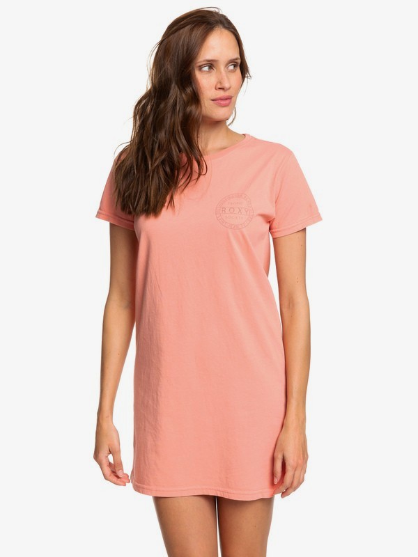 roxy, Tropic Society Midi T-Shirt Dress, LANTANA (mjm0) 0 Tropic Society Midi T-Shirt Dress Pink ARJZT05412 Roxy