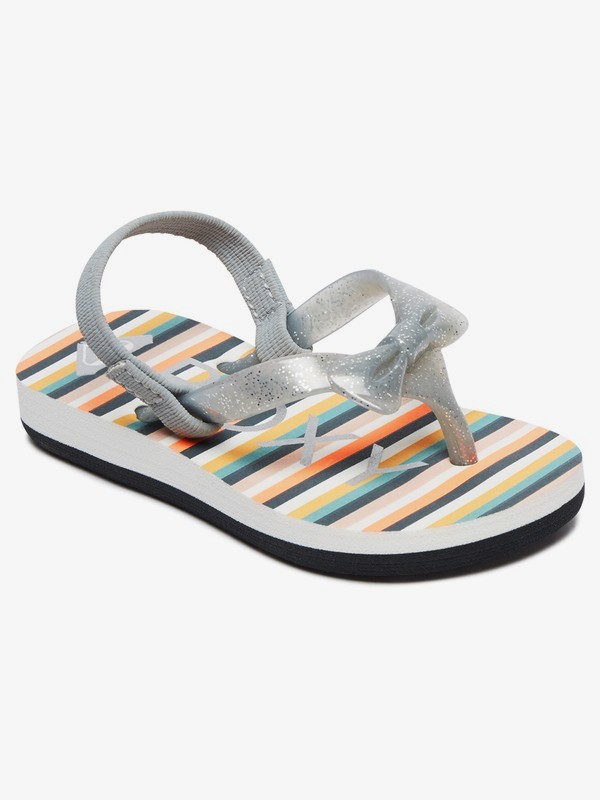 roxy, Fifi Sandals, MULTI GREY STRIPE (mgs) 0 Fifi Sandals Grey AROL100003 Roxy