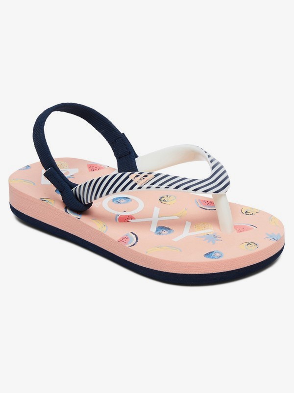 roxy, Girl's 2-6 Pebbles Sandals, MULTI 2 (mu2) 0 Girl's 2-6 Pebbles Sandals Multicolor AROL100004 Roxy
