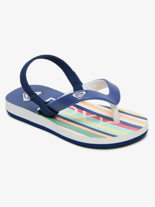 roxy, Girl's 2-6 Tahiti Sandals, BLUE SURF (bsf) 0 Girl's 2-6 Tahiti Sandals Blue AROL100005 Roxy