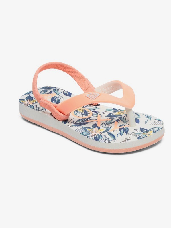 roxy, Girl's 2-6 Tahiti Sandals, BLUE/WHITE (bwt) 0 Girl's 2-6 Tahiti Sandals Blue AROL100005 Roxy