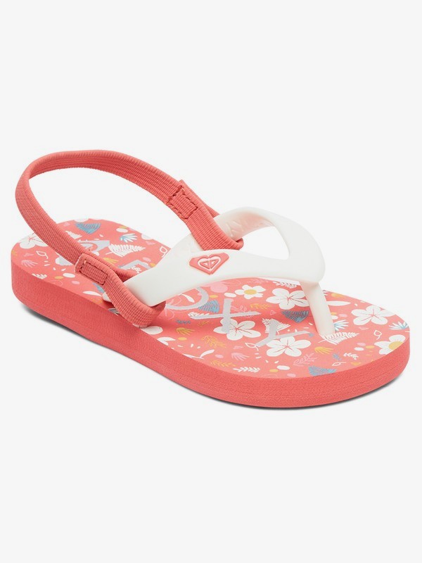 roxy, Girl's 2-6 Tahiti Sandals, MULTI (mul) 0 Girl's 2-6 Tahiti Sandals Grey AROL100005 Roxy