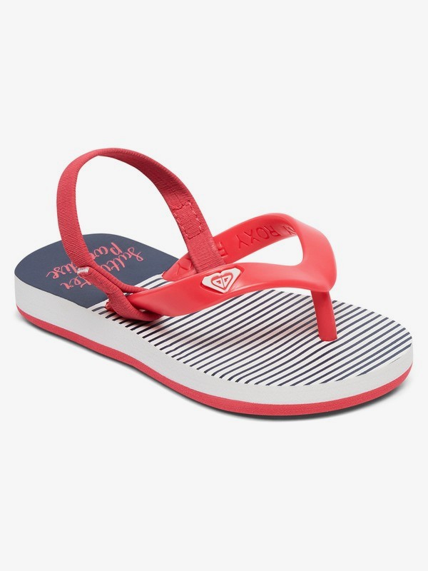 roxy, Girl's 2-6 Tahiti Sandals, NAVY/WHITE (nwh) 0 Girl's 2-6 Tahiti Sandals Blue AROL100005 Roxy