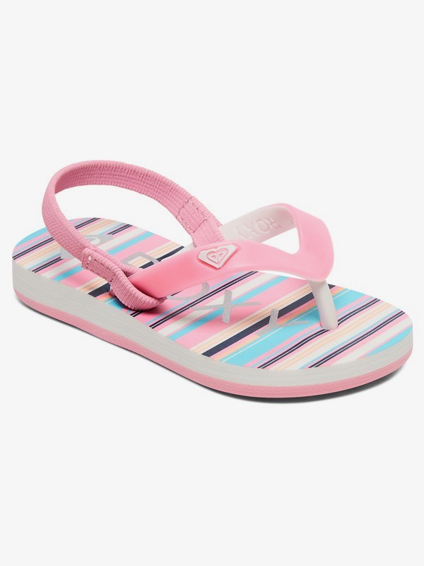 roxy, Girl's 2-6 Tahiti Sandals, PINSTRIPE (pst) 0 Girl's 2-6 Tahiti Sandals Orange AROL100005 Roxy