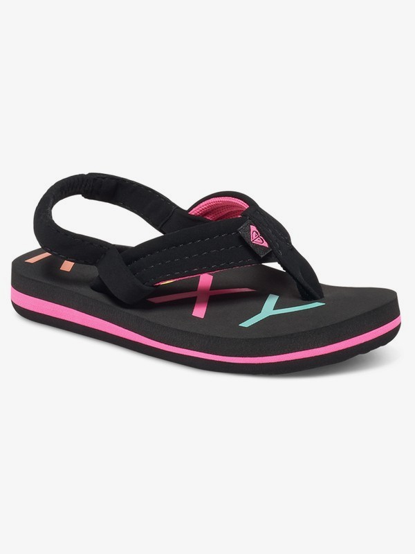 roxy, Girl's 2-6 Vista Sandals, BLACK (blk) 0 Girl's 2-6 Vista Sandals Black AROL100006 Roxy