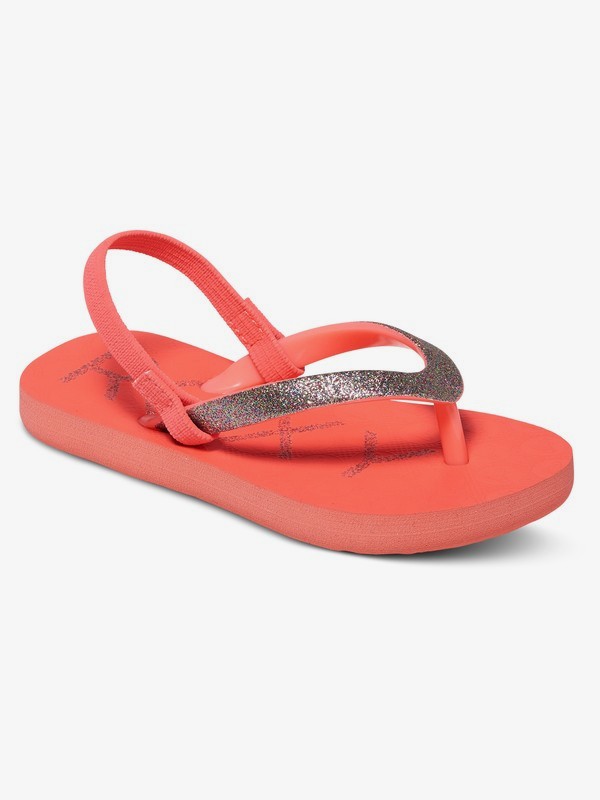 roxy, Girl's 2-6 Viva Glitter Sandals, RED (red) 0 Girl's 2-6 Viva Glitter Sandals AROL100007 Roxy