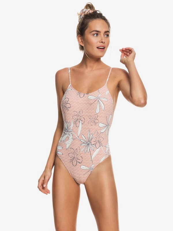 roxy, Maiô H And K High Leg One-Piece Roxy, MISTY ROSE HANDK FLOWER (mgy6) 0 Maiô H And K High Leg One-Piece Roxy BR66571090 Roxy
