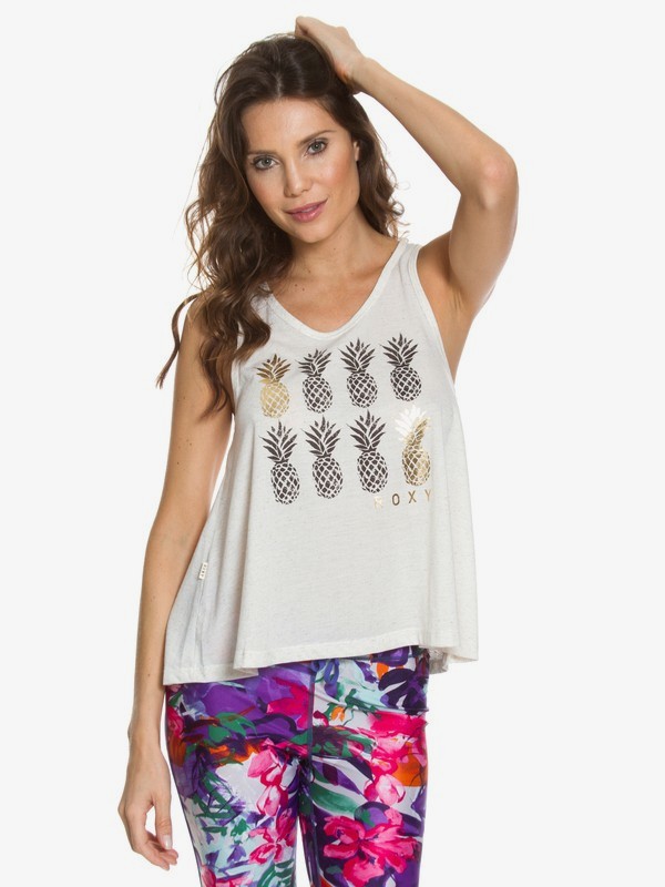 roxy, Regata Statement Pineapple, SEA SAND* (sea) 0 Regata Statement Pineapple Branco BR73731575 Roxy
