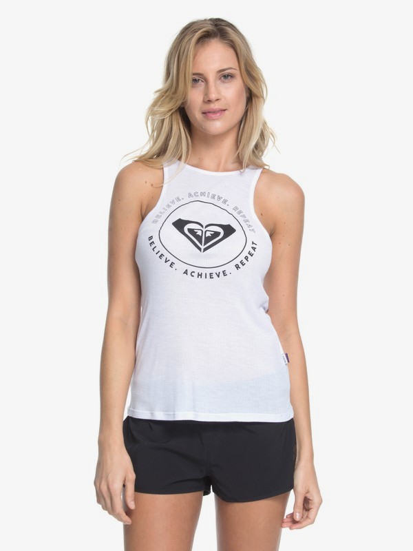 roxy, Regata Achieve Repeat Roxy, BRANCO* (brc) 0 Regata Achieve Repeat Roxy Branco BR73731630 Roxy