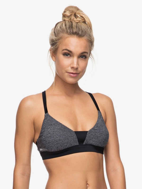 roxy, RX TOP KEEP IT ROXY TRI TOP IMP, BLACK HEATHER (kvjh) 0 RX TOP KEEP IT ROXY TRI TOP IMP Preto BR73741020 Roxy
