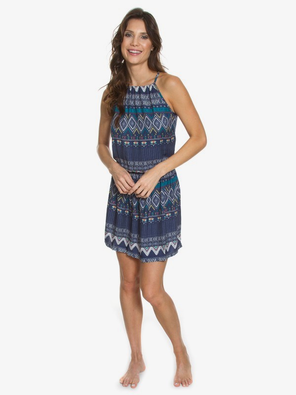 roxy, Vestido Khanta, PALACE BLUE (bmb6) 0 Vestido Khanta Azul BR73811498 Roxy