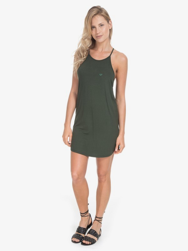 roxy, Vestido Curto Power Time Roxy, VERDE OLIVE * (502) 0 Vestido Curto Power Time Roxy Verde BR73811558 Roxy