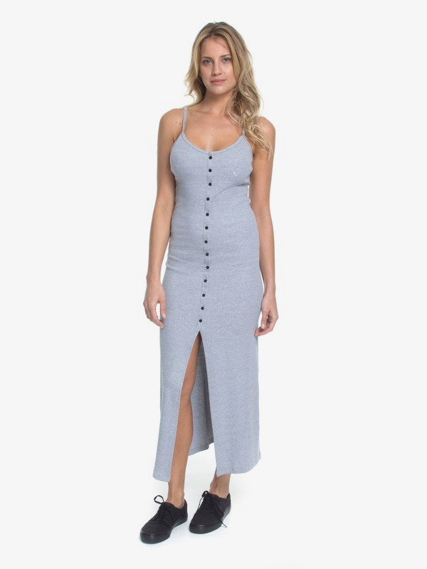 roxy, Vestido Longo Best Lines Roxy, MESCLA* (mes) 0 Vestido Longo Best Lines Roxy Cinza BR73811560 Roxy