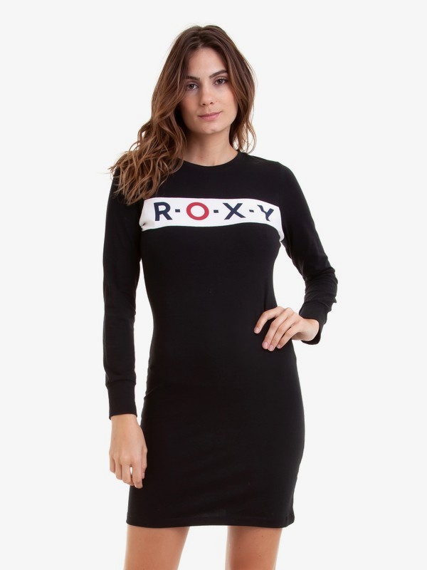 roxy, Vestido Manga Longa Soul Searching Roxy, PRETO* (2013) 0 Vestido Manga Longa Soul Searching Roxy Preto BR73811572 Roxy