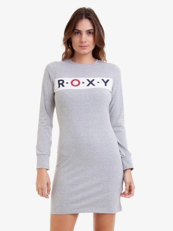 roxy, Vestido Manga Longa Soul Searching Roxy, MESCLA CLARO* (mesc) 0 Vestido Manga Longa Soul Searching Roxy BR73811572 Roxy
