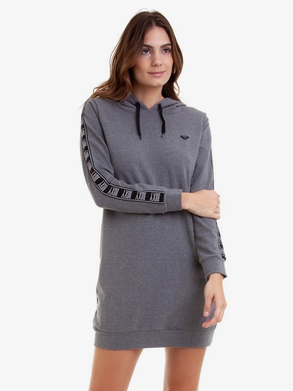 roxy, Vestido com Capuz Echoes Roxy, DARK GRAY* (dkgr) 0 Vestido com Capuz Echoes Roxy BR73811575 Roxy