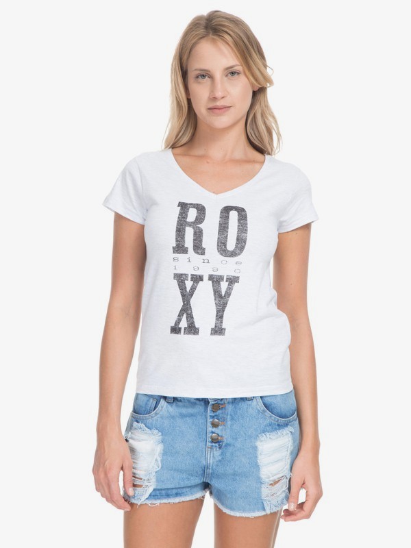 roxy, Camiseta Manga Curta New Palms Roxy, MESCLA BRANCO* (mbc) 0 Camiseta Manga Curta New Palms Roxy BR73871479 Roxy