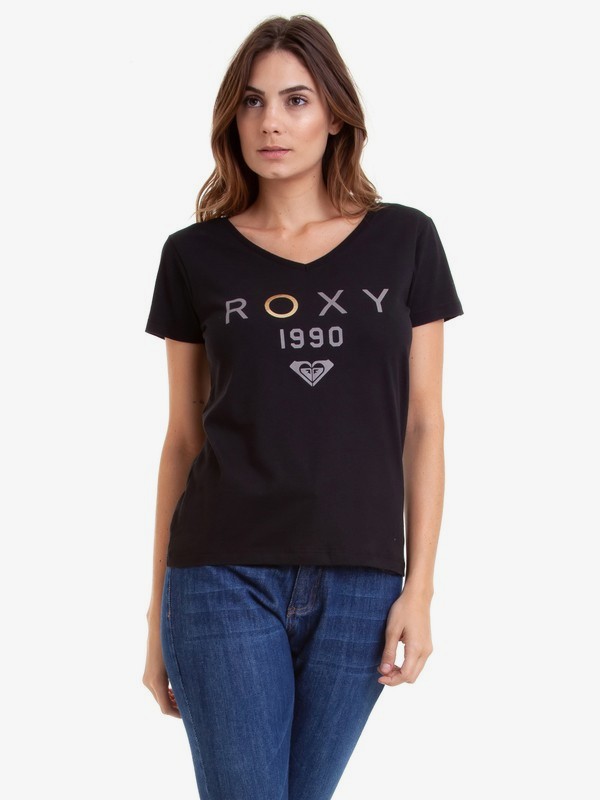 roxy, Camiseta Manga Curta Big Shine Roxy, PRETO* (2013) 0 Camiseta Manga Curta Big Shine Roxy Preto BR73871492 Roxy