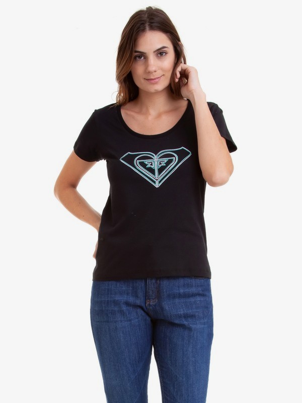 roxy, Camiseta Manga Curta So Lines Roxy, PRETO* (2013) 0 Camiseta Manga Curta So Lines Roxy Preto BR73871493 Roxy