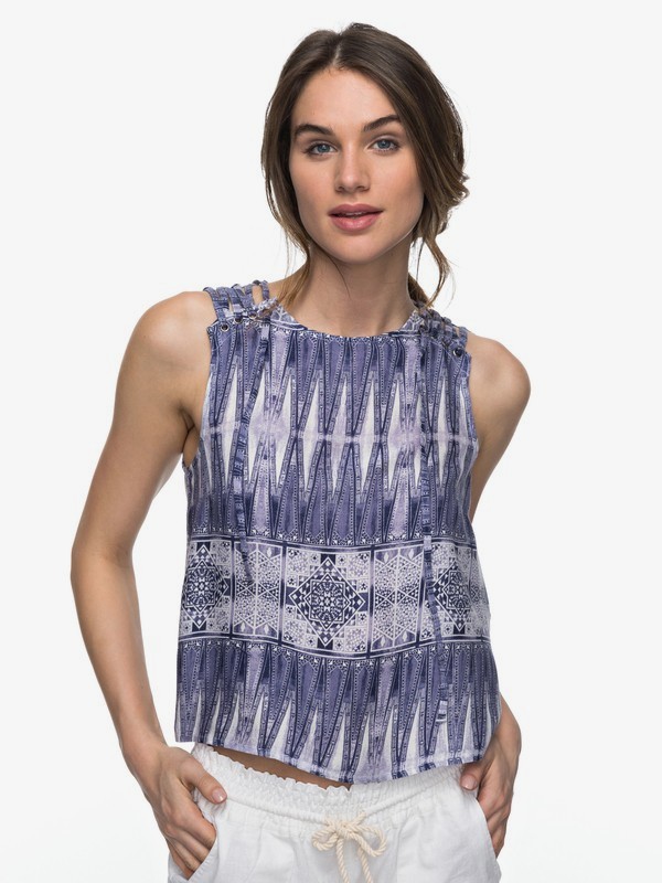 roxy, Blusa Feminina Sem Manga Estampada Roxy, DRESS BLUES CHIEF PRADO* (btk7) 0 Blusa Feminina Sem Manga Estampada Roxy Azul BR73891354 Roxy