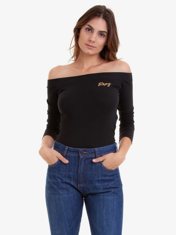 roxy, Blusa Ombro a Ombro Nice Fine Roxy, PRETO* (2013) 0 Blusa Ombro a Ombro Nice Fine Roxy Preto BR73901195 Roxy