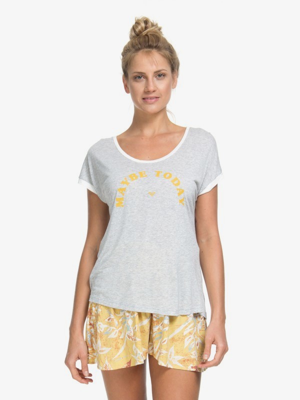 roxy, Camiseta Manga Curta Maybe Today Roxy, MESCLA MEDIO* (msm) 0 Camiseta Manga Curta Maybe Today Roxy BR73911254 Roxy