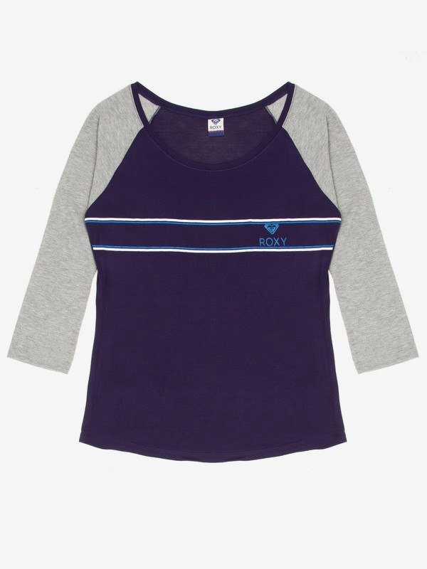 roxy, Camiseta Manga 3/4 Raglan Tiny Roxy, MARINHO* (mar) 0 Camiseta Manga 3/4 Raglan Tiny Roxy Azul BR73931089 Roxy