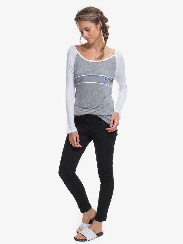 roxy, Camiseta Manga 3/4 Raglan Tiny Roxy, MESCLA (mes) 0 Camiseta Manga 3/4 Raglan Tiny Roxy Cinza BR73931089 Roxy