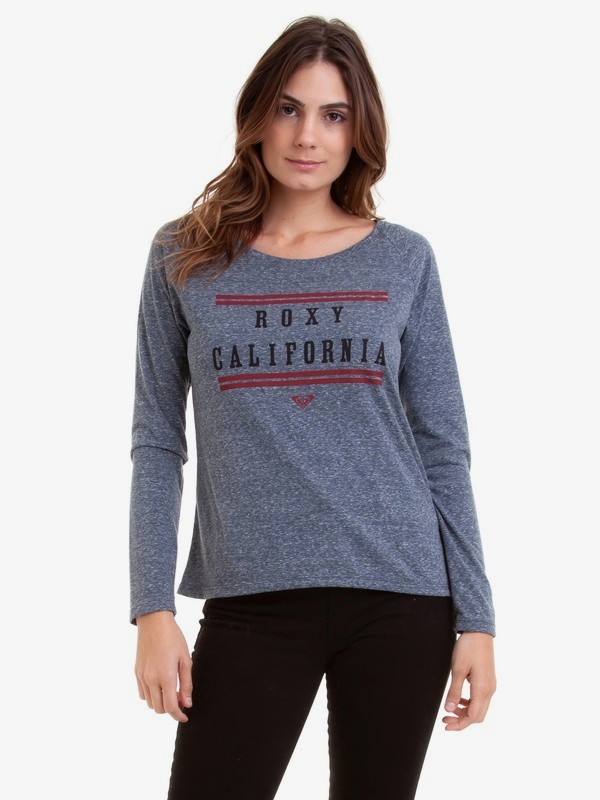 roxy, Camiseta Manga Longa Cali Life Roxy, TURBULANT* (trbt) 0 Camiseta Manga Longa Cali Life Roxy BR73931097 Roxy