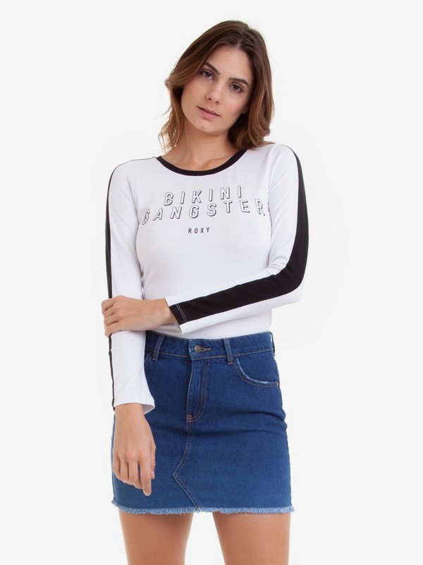 roxy, Camiseta Manga Longa Gangster Roxy, BRANCO* (brc) 0 Camiseta Manga Longa Gangster Roxy Branco BR73931101 Roxy