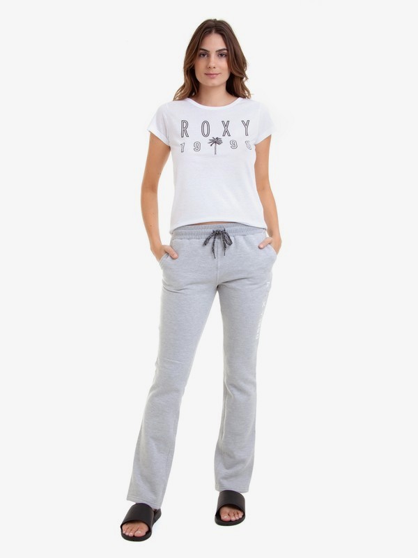 roxy, Calça de Moletom Eternally Yours Roxy, GREY HEATHER (grh) 0 Calça de Moletom Eternally Yours Roxy BR75351263M Roxy