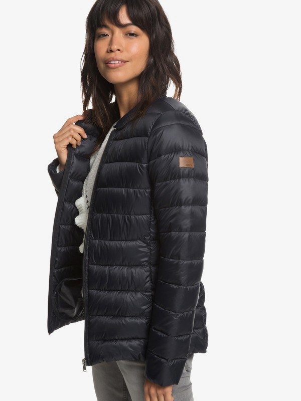roxy, Jaqueta Nylon Puffer Endless Dreaming Roxy, TRUE BLACK (kvj0) 0 Jaqueta Nylon Puffer Endless Dreaming Roxy BR76451066 Roxy