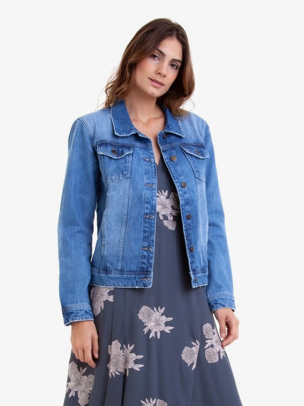 roxy, Jaqueta Jeans Midnight Drive Roxy, LIGHT BLUE* (020) 0 Jaqueta Jeans Midnight Drive Roxy BR76451070 Roxy