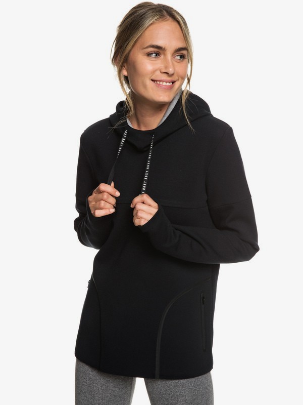 roxy, Moletom Neoprene c/ Capuz Echoes of Silence Roxy, TRUE BLACK (kvj0) 0 Moletom Neoprene c/ Capuz Echoes of Silence Roxy Preto BR77501303 Roxy