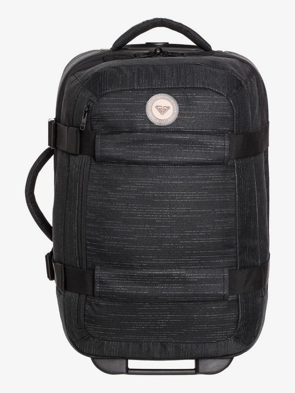 roxy, Mala de Rodinha Wheelie 2 Solid Roxy, TRUE BLACK (kvj0) 0 Mala de Rodinha Wheelie 2 Solid Roxy Preto BR78251150 Roxy