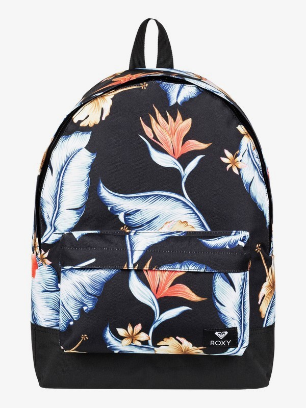 roxy, Mochila Estampada Sugar Baby 18L Roxy, ANTHRACITE TROPICAL LOVE SMALL* (kvj6) 0 Mochila Estampada Sugar Baby 18L Roxy Preto BR78261766 Roxy