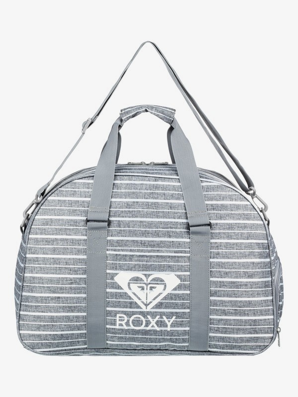 roxy, Bolsa Feel Happy Roxy, HERITAGE HEATHER (sgrh) 0 Bolsa Feel Happy Roxy Cinza BR78281657 Roxy
