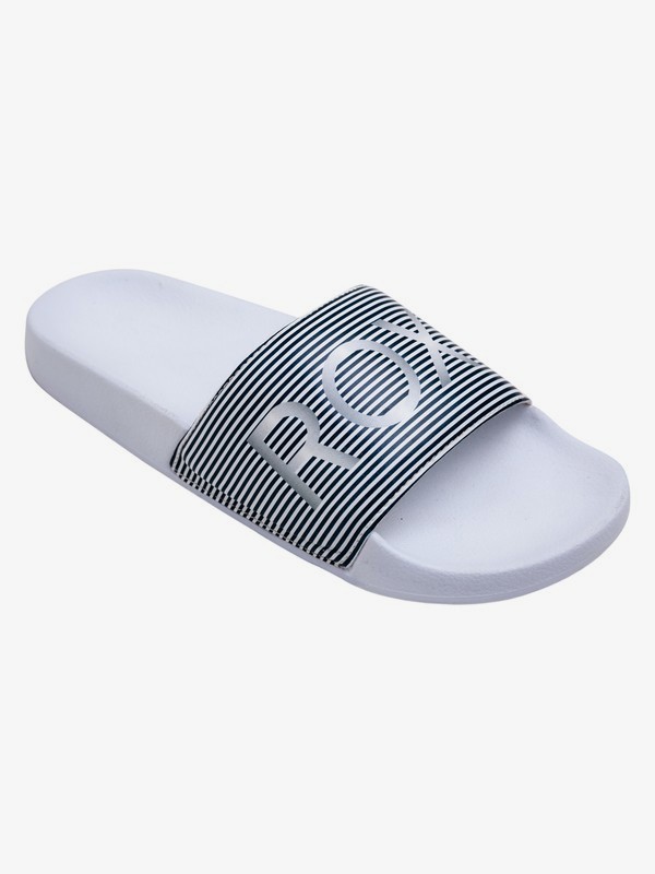 roxy, RX SANDALS SLIPPY II, BLUE WHITE BLUE (bwt) 0 RX SANDALS SLIPPY II BRARJL100679L Roxy