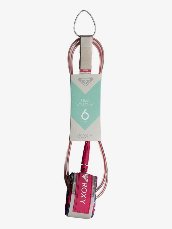 roxy, New Fiji Surfboard Leash, POP PINK (mjp0) 0 New Fiji Surfboard Leash Pink EGLRXLHNFJ Roxy