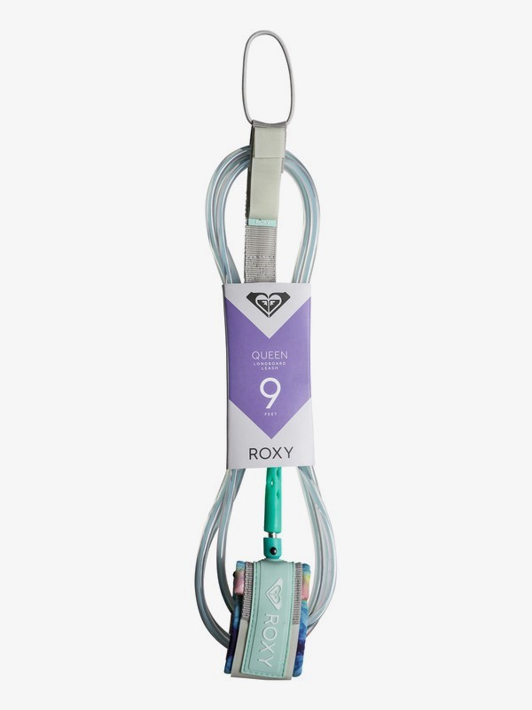 roxy, New Longboard Queen Surfboard Leash, LIGHT BLUE (bfn0) 0 New Longboard Queen Surfboard Leash EGLRXLHNLQ Roxy