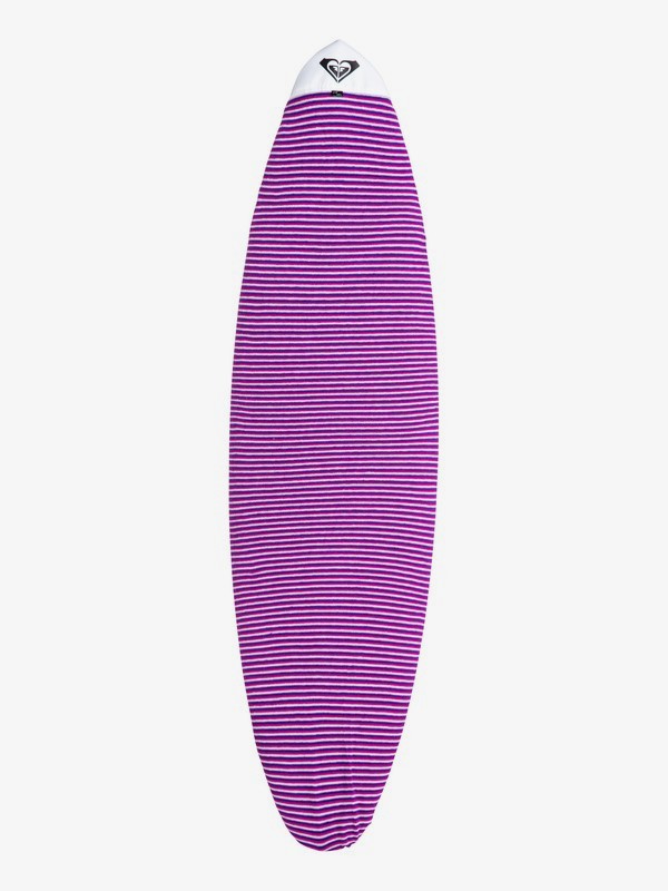 roxy, Knit Cover Fish 7'3 Board Sock, SUNRISE PINK (mck0) 0 Knit Cover Fish 7'3 Board Sock Pink EGLRXSKF73 Roxy