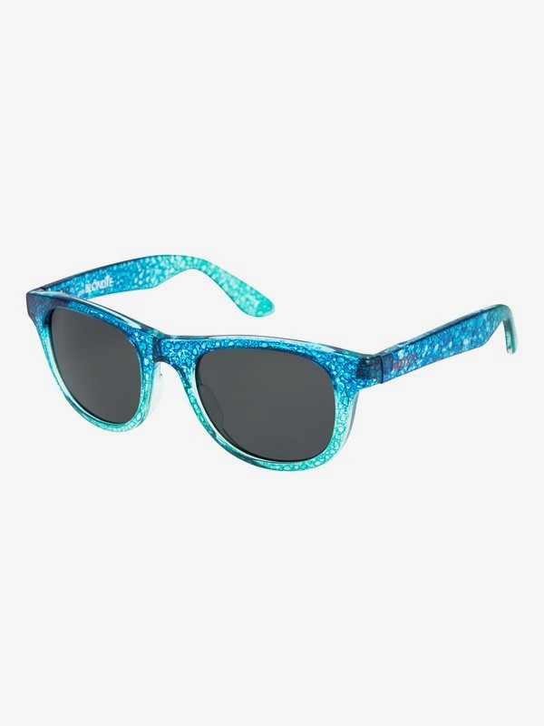 roxy, Little Blondie - Lunettes de soleil pour Fille 3-7 ans, CRYSTAL BLUE SPLATTER/GREY (xbbs) 0 Little Blondie - Lunettes de soleil pour Fille 3-7 ans Bleu ERG6011 Roxy