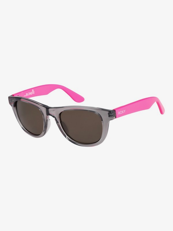 roxy, Little Blondie - Lunettes de soleil pour Fille 3-7 ans, SHINY CRYSTAL GREY-PINK/GREY (xsms) 0 Little Blondie - Lunettes de soleil pour Fille 3-7 ans Gris ERG6011 Roxy