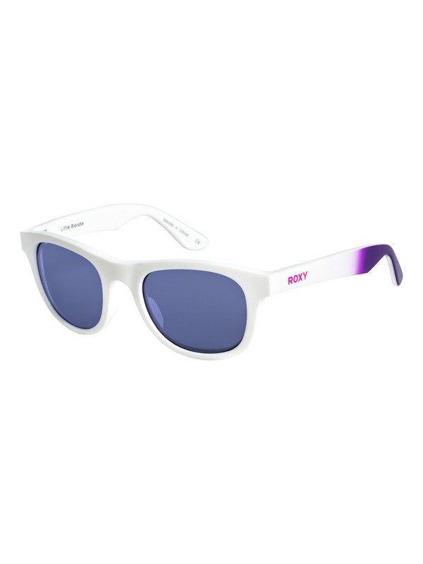 roxy, Little Blondie - Sunglasses for Girls 3-7, WHITE/FLASH PURPLE (xwwp) 0 Little Blondie - Sunglasses for Girls 3-7 White ERG6011 Roxy