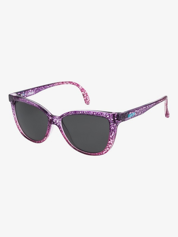roxy, Coco - Sunglasses for Girls 3-7, CRYSTAL PINK SPLATTER/GREY (xmms) 0 Coco - Sunglasses for Girls 3-7 Pink ERG6016 Roxy