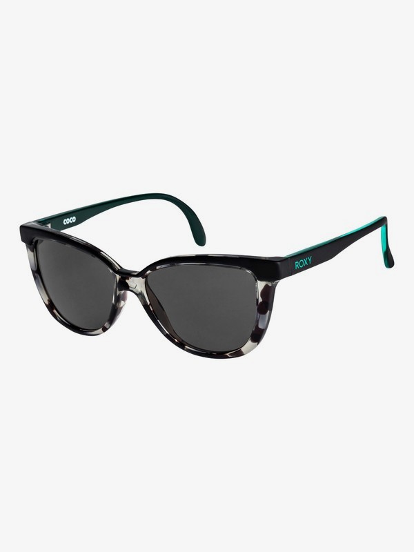 roxy, Coco - Lunettes de soleil pour Fille 3-7 ans, SHINY TORTOISE GREY-BLACK/GREY (xsks) 0 Coco - Lunettes de soleil pour Fille 3-7 ans Gris ERG6016 Roxy