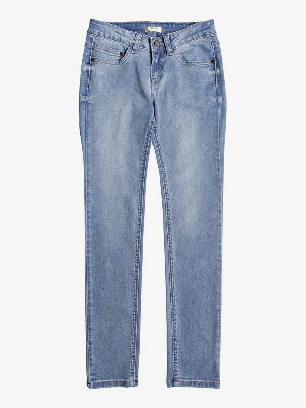 roxy, La Luna Llena - Jean slim pour Fille 8-16 ans, LIGHT BLUE (bfn0) 0 La Luna Llena - Jean slim pour Fille 8-16 ans Bleu ERGDP03048 Roxy